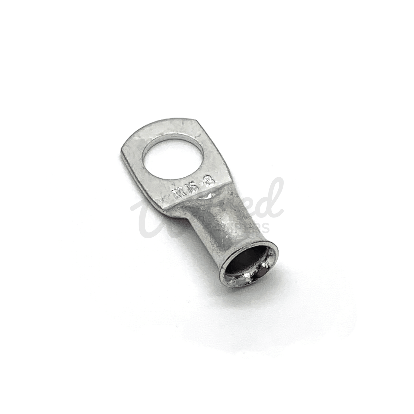 10 Pack - Copper Tube Crimp Ring Terminals 16mm² Cable Entry - 6mm/8mm/10mm/12mm Hole - Wired Campers Limited