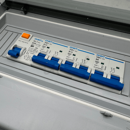 10A/10A/6A Camper Van & Caravan Mains Consumer Unit - Pre Fitted DP RCD/MCB - Wired Campers Limited