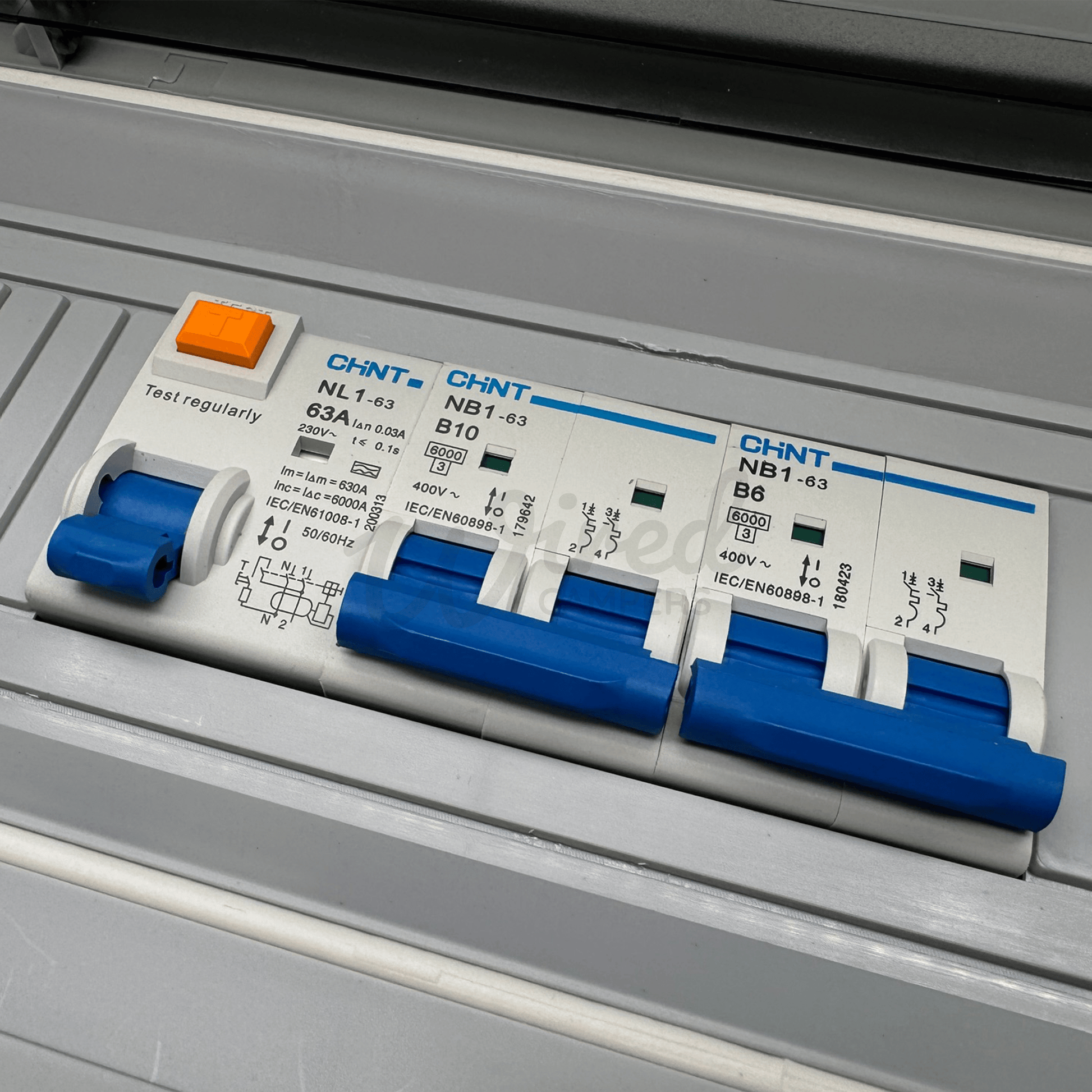 10A/6A Camper Van & Caravan Mains Consumer Unit - Pre Fitted DP RCD/MCB - Wired Campers Limited