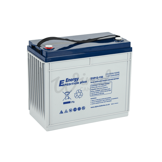 12V 150AH Expedition Plus AGM Deep Cycle Leisure Battery - Wired Campers Limited