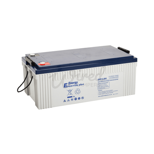 12V 260AH Expedition Plus AGM Deep Cycle Leisure Battery - Wired Campers Limited