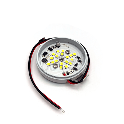 12V DC (10V - 30V) Warm White LED SMD Ceiling Lights - White Surround - Wired Campers Limited