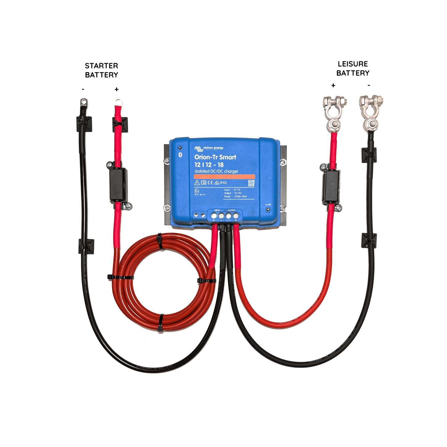 1M/3M/5M Victron Orion - Tr Smart 12/12 18A Isolated DC - DC Charger Kit - Wired Campers Limited