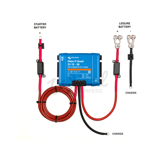 3M/5M/10M Victron Orion - Tr Smart 12/12 30A Non - Isolated DC - DC Charger Kit - Wired Campers Limited