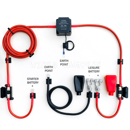 3M/5M/10M Voltage Sensitive Split Charge Relay Camper Van Kit - Wired Campers Limited