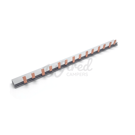 63A Rated Double Pole Mains Consumer Unit RCD/MCB Bus Bar - Live & Neutral - Wired Campers Limited