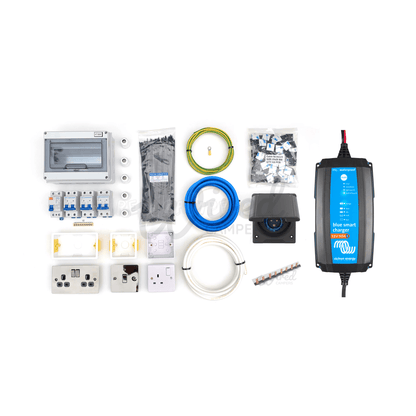 DIY Self Build 240V Camper Van Mains Hook Up Kit With Victron Battery Charger - Wired Campers Limited