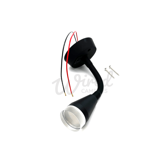 Dorado Flexi Arm Soft Touch 12V DC Warm White LED Spotlight - Wired Campers Limited