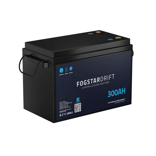 Fogstar Drift 12V 300AH Heated Lithium LiFePO4 Leisure Battery W/Bluetooth - Wired Campers Limited