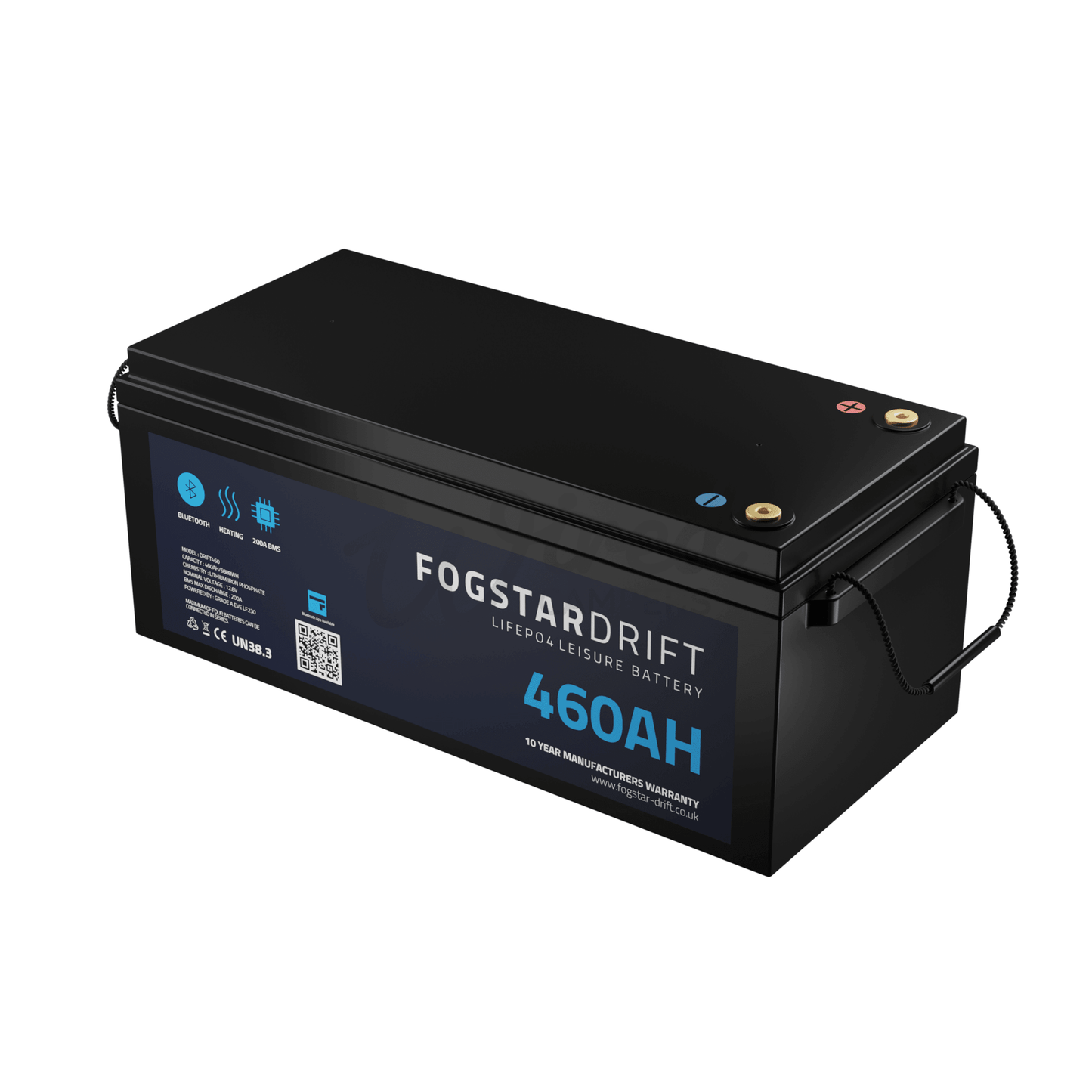 Fogstar Drift 12V 460AH Heated Lithium LiFePO4 Leisure Battery W/Bluetooth - Wired Campers Limited