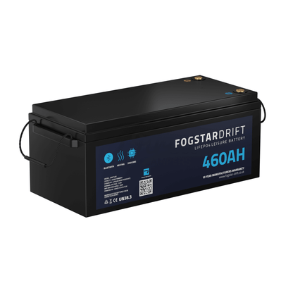 Fogstar Drift 12V 460AH Heated Lithium LiFePO4 Leisure Battery W/Bluetooth - Wired Campers Limited