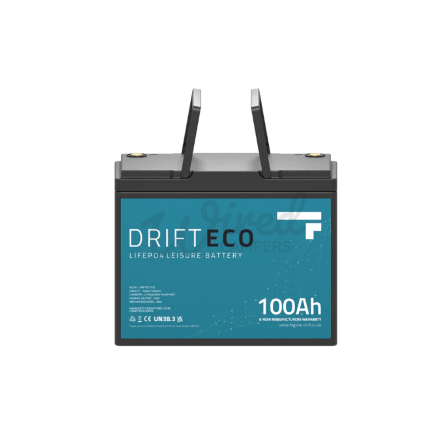 Fogstar Drift ECO 12V 100AH Lithium LiFePO4 Leisure Battery - Wired Campers Limited