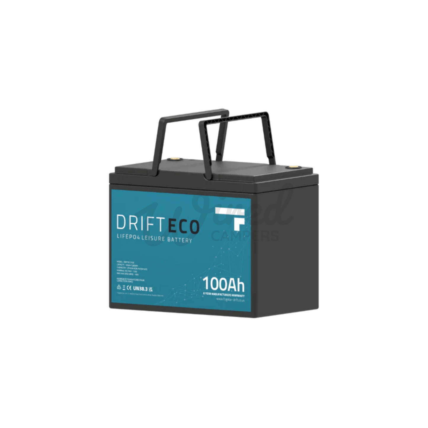 Fogstar Drift ECO 12V 100AH Lithium LiFePO4 Leisure Battery - Wired Campers Limited