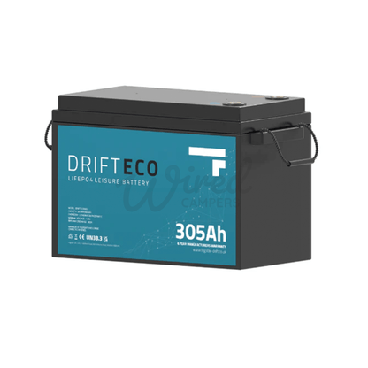 Fogstar Drift ECO 12V 305AH Lithium LiFePO4 Leisure Battery - Wired Campers Limited