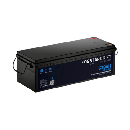 Fogstar Drift THE BEAST 12V 628AH Heated Lithium LiFePO4 Leisure Battery - Wired Campers Limited