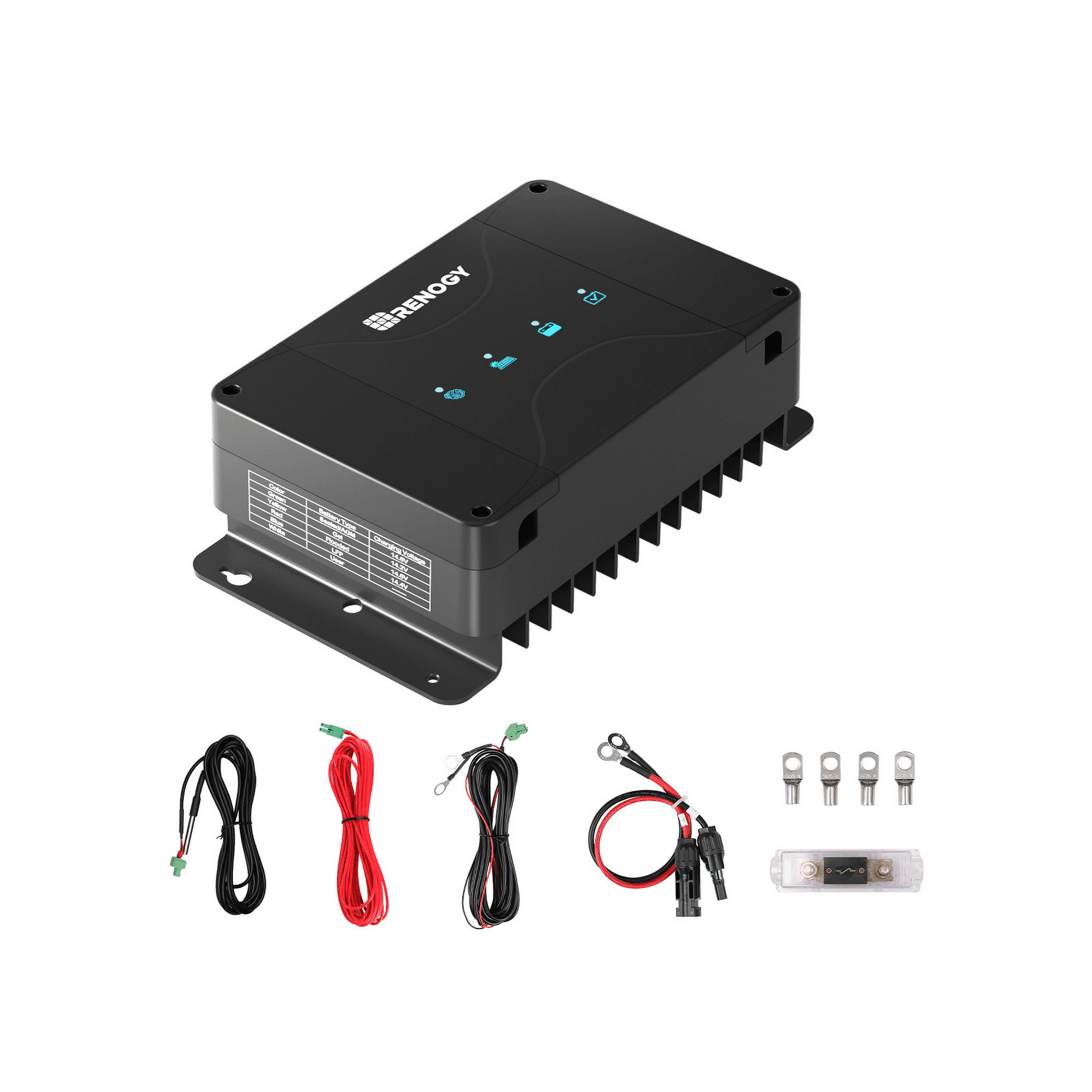 RENOGY DCC50S 12V 50A 660W DC - DC On - Board Battery Charger With 50V MPPT Solar Input - Wired Campers Limited