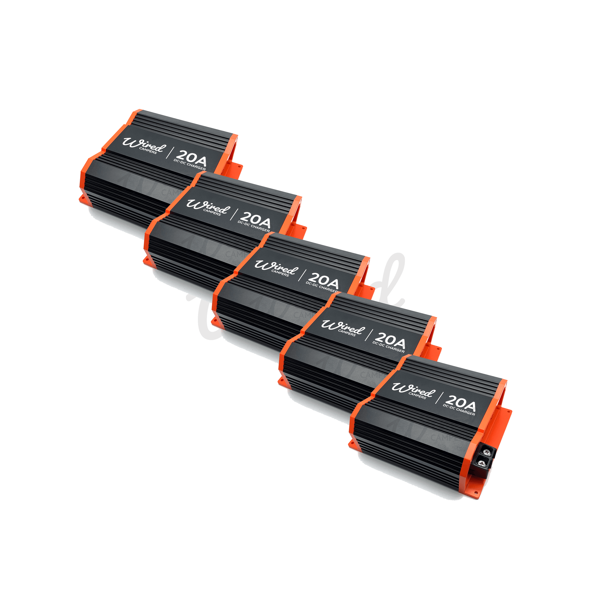 Trade 5 Pack - Wired Campers 20A DC - DC Battery To Battery B2B Charger - Wired Campers Limited