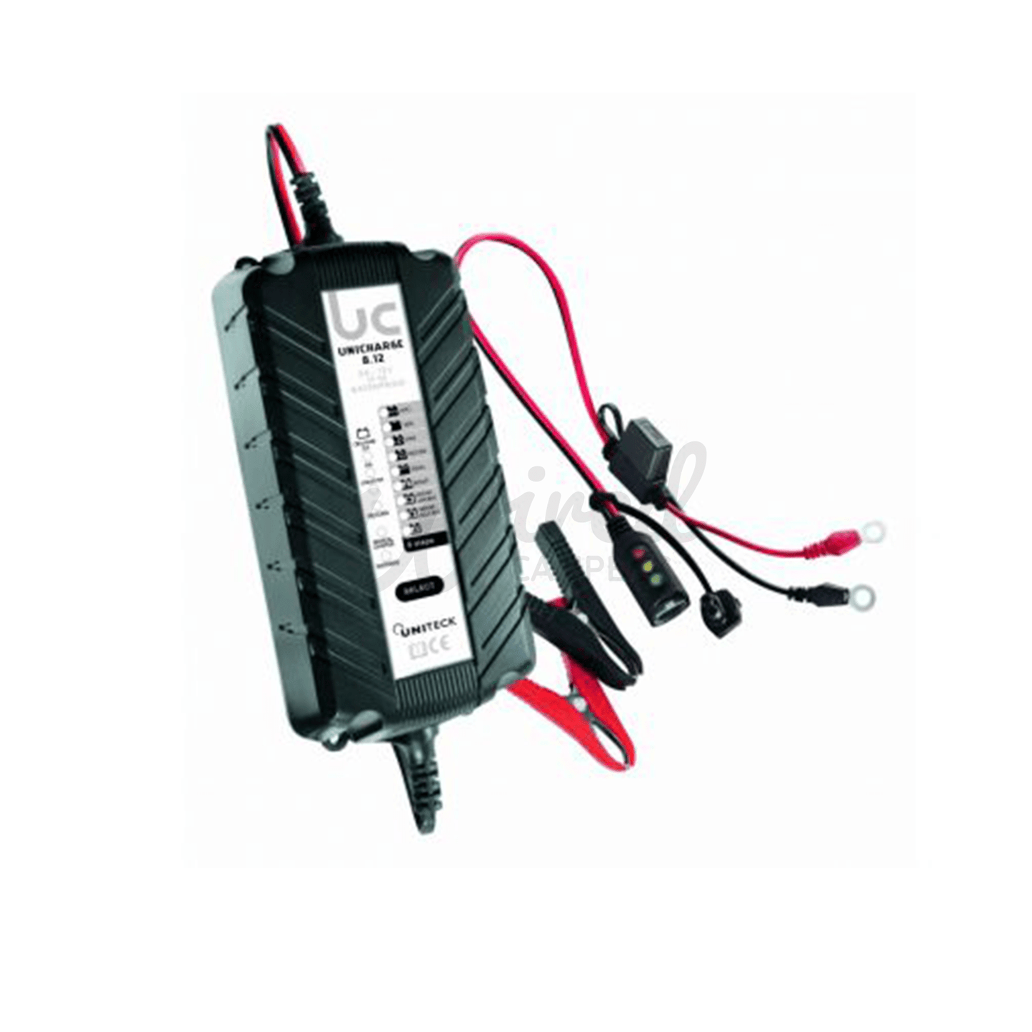 Uniteck Unicharge 12V 8A Lead Acid / AGM Smart Mains Leisure Battery Charger - Wired Campers Limited