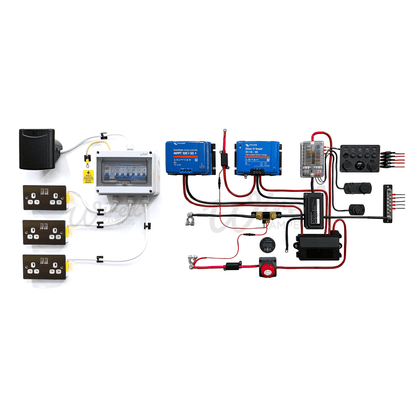 Victron Energy 30A DC/DC & 30A MPPT 12V & 240V Mains Hook Up Camper Van Kit - Wired Campers Limited