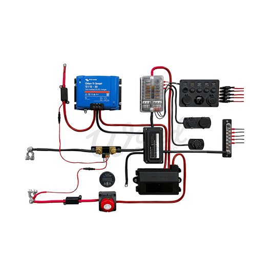 Victron Energy 30A DC/DC High Current 12V Off Grid Camper Van Kit - Wired Campers Limited