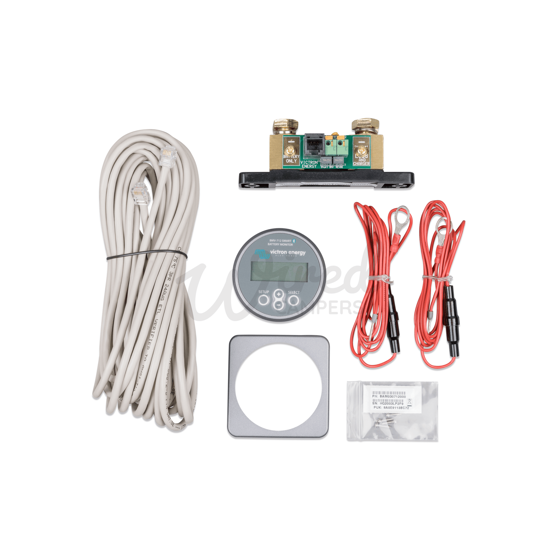 Victron Energy BMV - 712 Smart Bluetooth Battery Monitor With 500A Shunt - Wired Campers Limited