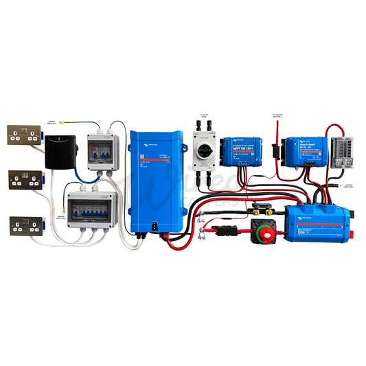 Victron Energy Mains 230V Off Grid Kit With Mains Hook Up - Multiplus 12/1600/70 - Wired Campers Limited