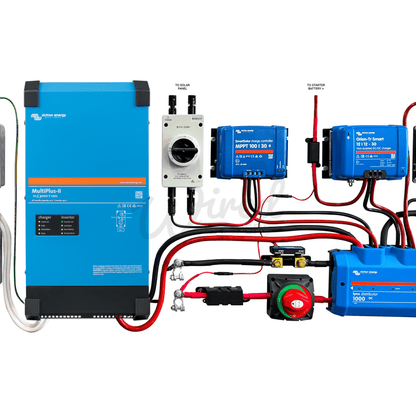 Victron Energy Mains 3000VA Off Grid Kit With Orion & SmartSolar - Multiplus - II 12/3000/120 - Wired Campers Limited