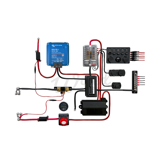 Victron Energy Orion XS 50A DC/DC High Current 12V Off Grid Camper Van Kit - Wired Campers Limited