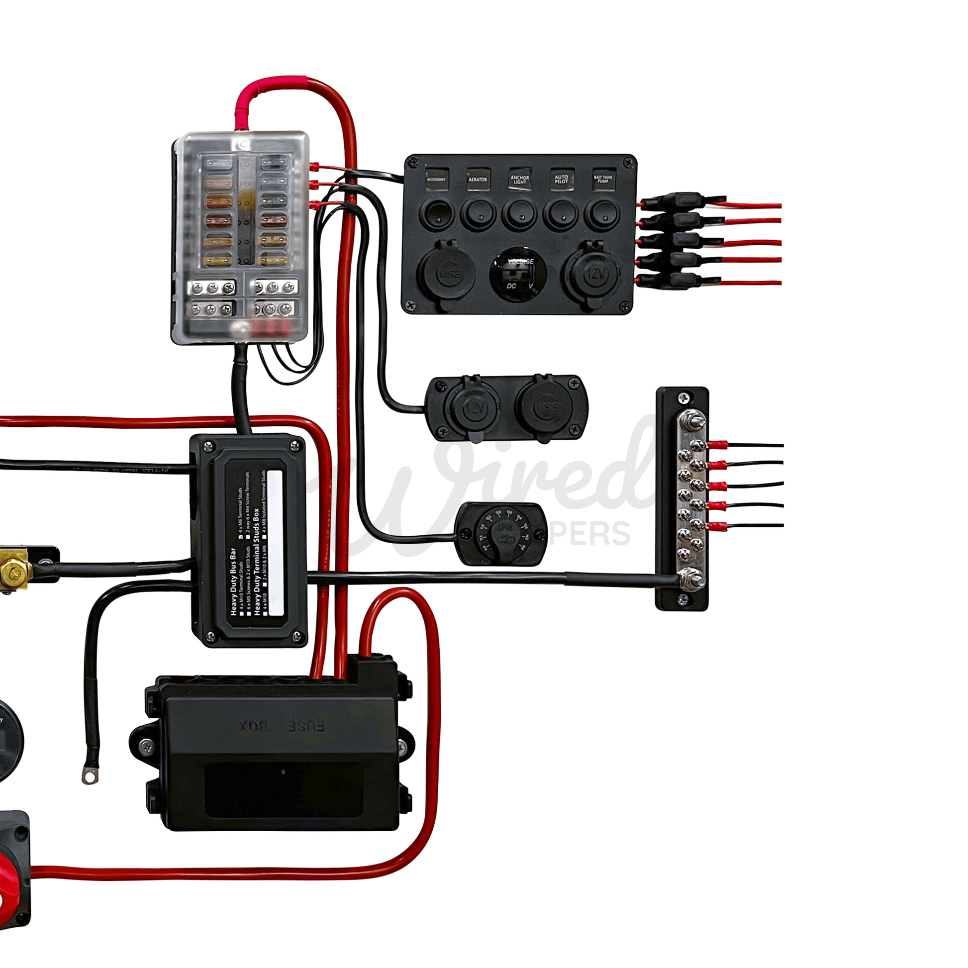 Victron Energy Orion XS 50A DC/DC High Current 12V Off Grid Camper Van Kit - Wired Campers Limited