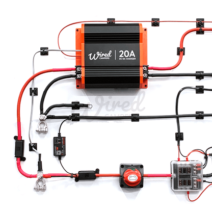 Wired Campers 20A DC - DC & 12V Accessory Complete Camper Van Kit - Wired Campers Limited