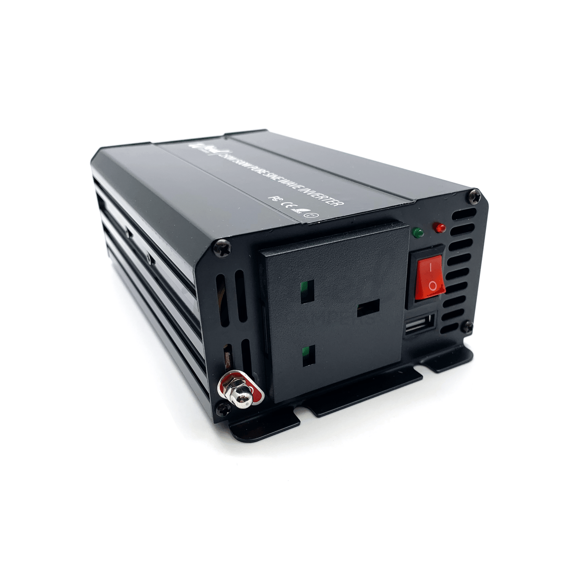 Wired Campers 250W Pure Sine Wave Mains Inverter - UK Socket - 12V/230V 50HZ - Wired Campers Limited