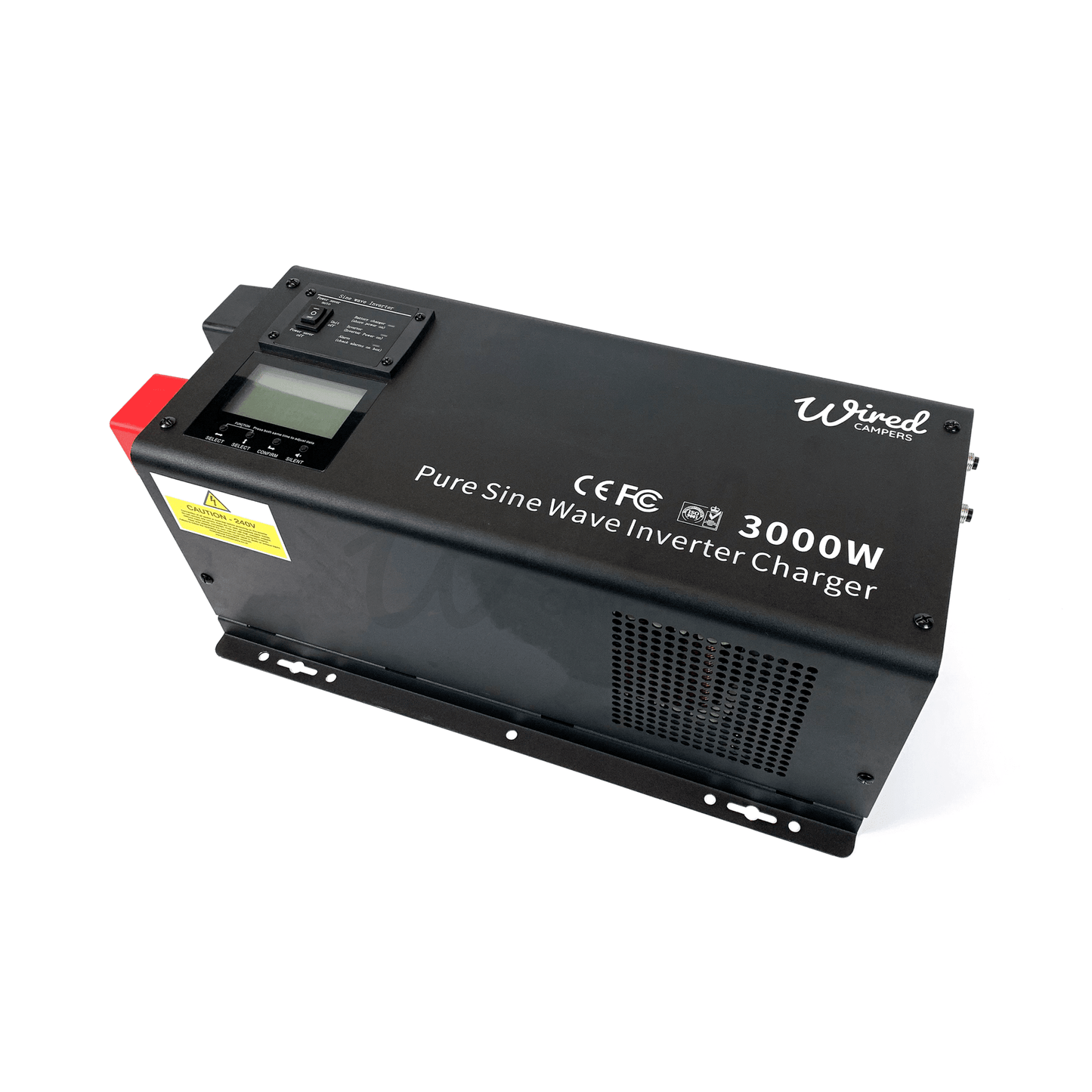 Wired Campers 3000W (3kW) Low Frequency Hard Wired Off Grid 12V Inverter Charger - 240V 50HZ - Wired Campers Limited