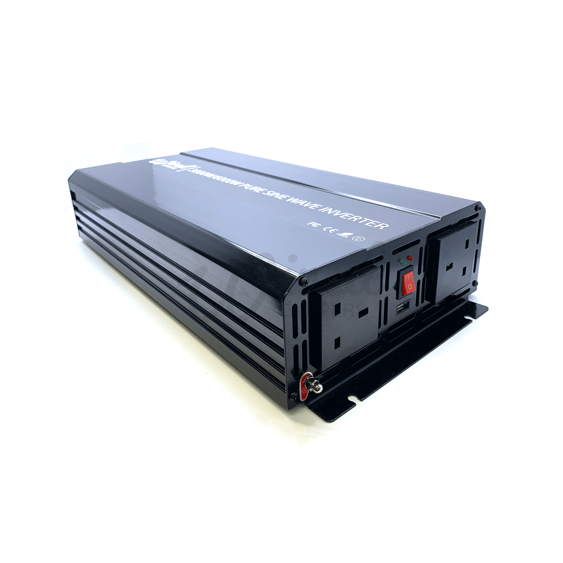 Wired Campers 3000W Pure Sine Wave Mains Inverter - UK Sockets - 12V/230V 50HZ - Wired Campers Limited