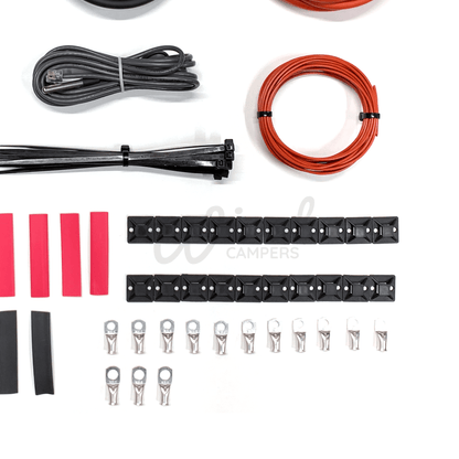 Wired Campers 3M/5M/10M DC - DC B2B 20A Battery To Battery Split Charge Kit - Standard & Smart Alternator