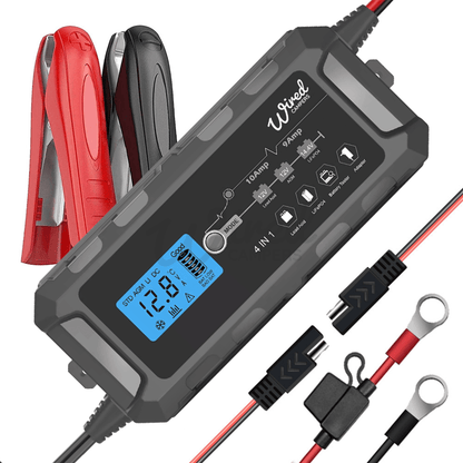 Wired Campers IP65 10A/9A Lead Acid / AGM / Lithium Smart Mains Leisure Battery Charger - Wired Campers Limited