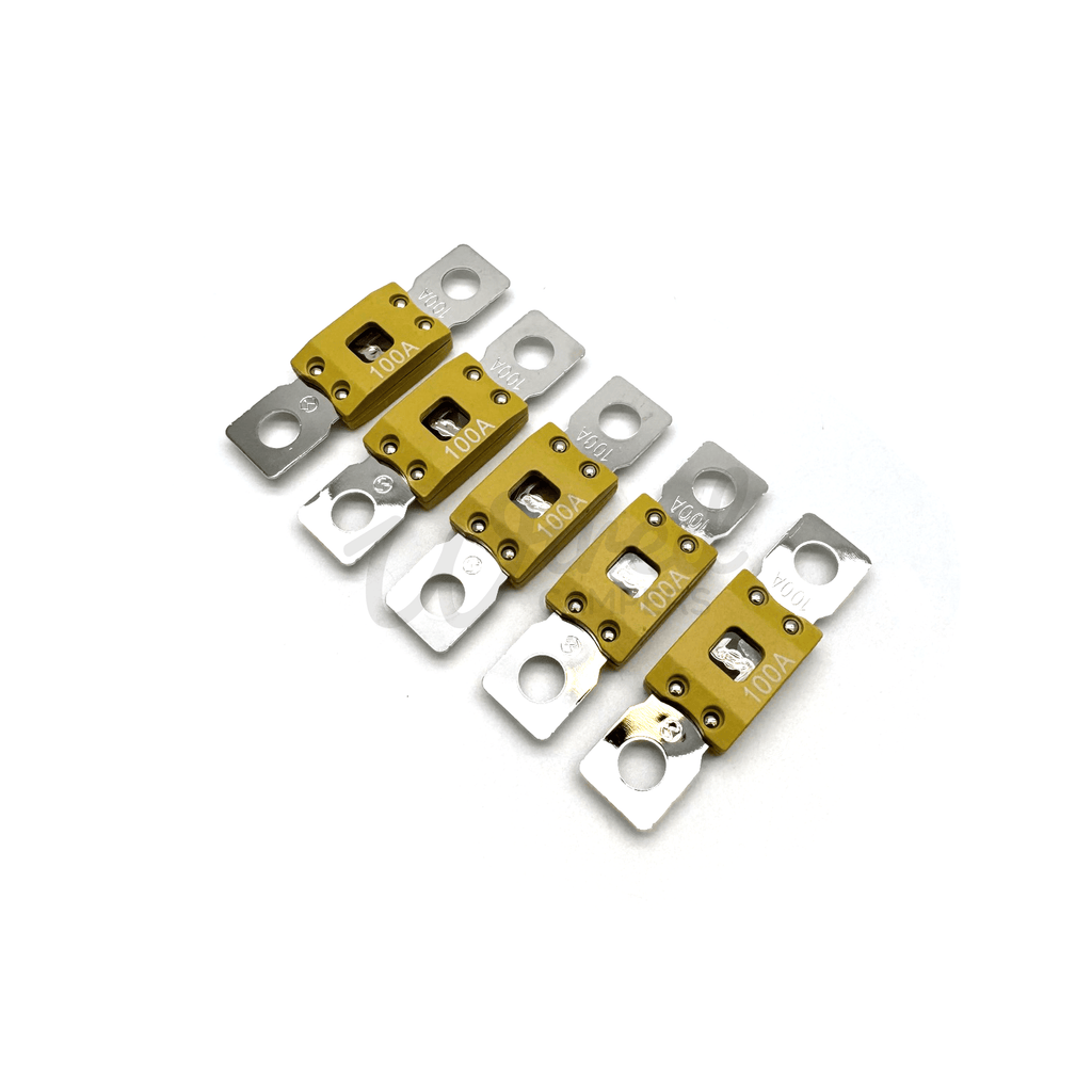 Wired Campers Limited 100A Pack Of 5 - ANM/MEGA Link Automotive Fuses - AMP Rating 40/60/80/100/150/200/250/300/400