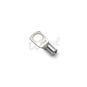 Wired Campers Limited 12mm 10 Pack - Copper Tube Crimp Ring Terminals 16mm² Cable Entry - 6mm/8mm/10mm/12mm Hole