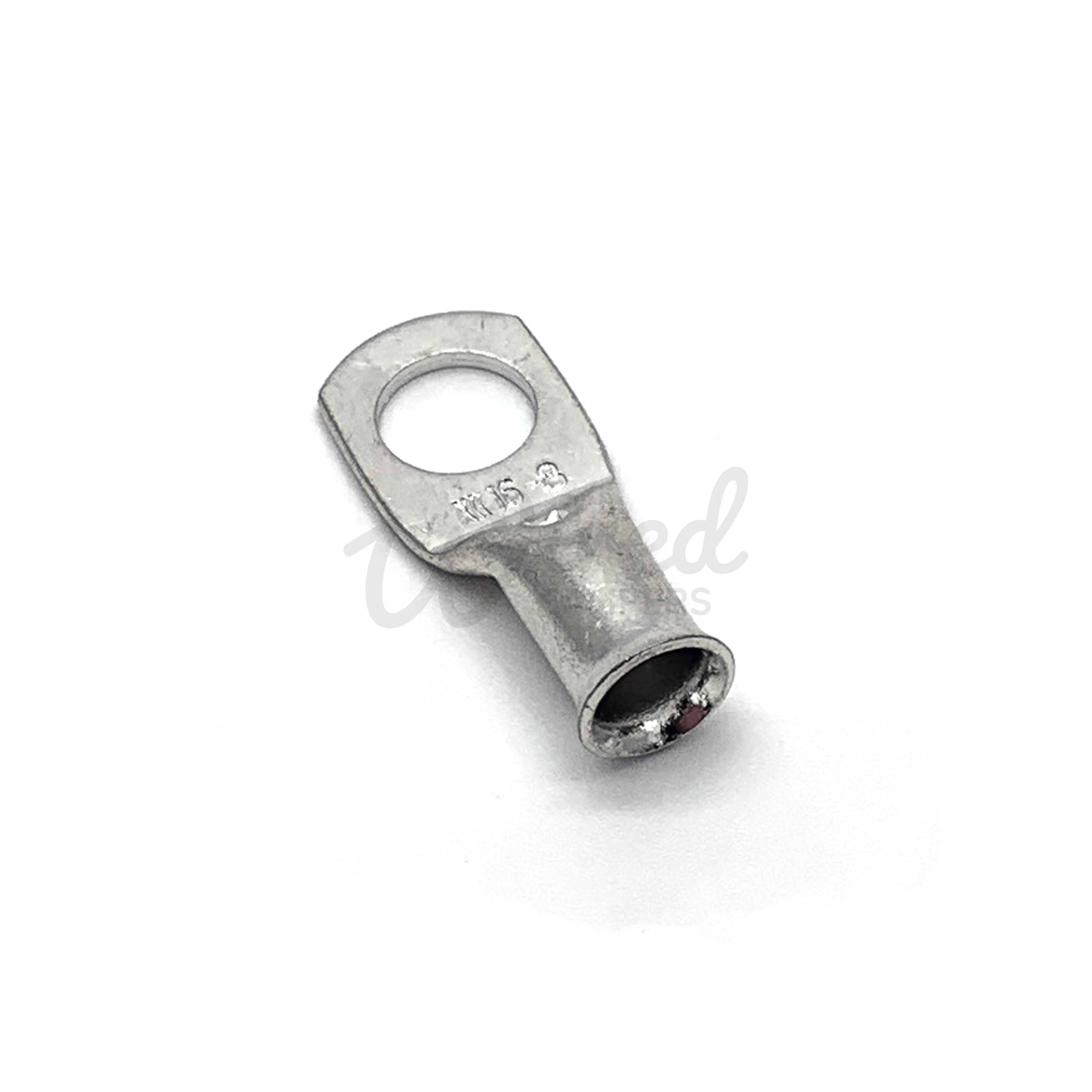 Wired Campers Limited 8mm 10 Pack - Copper Tube Crimp Ring Terminals 16mm² Cable Entry - 6mm/8mm/10mm/12mm Hole